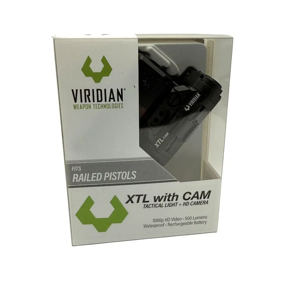 Viridian XTL Tactical Light With HD Camera For Railed Pistols